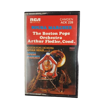 The Boston Pops Orchestra - Sousa Marches Cassette Tape, 1973, Brass & Military - Image 1 of 3