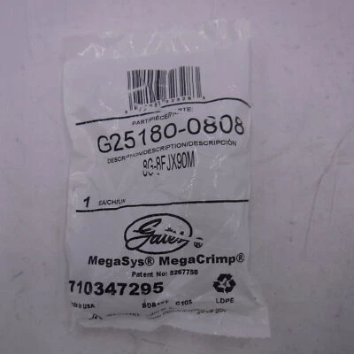 Gates 90� Hydraulic Coupling/Adapter 1/2" Female Flare Swivel 8G-8FJX90M - Image 1 of 2