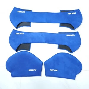 RECARO blue Seat Side Cover Backrest Side Over SR-2/3/4/5 set 4 pie - Bild 1 von 11