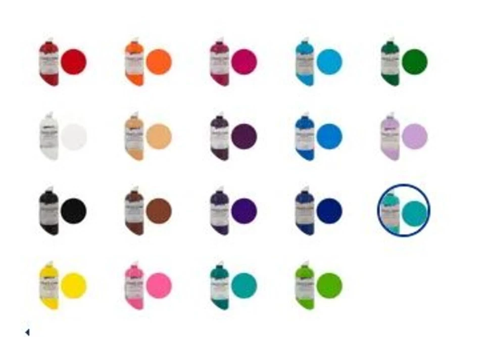 Pintura Tempera 16 oz botella precio por botella varios colores Foto 1 de 1