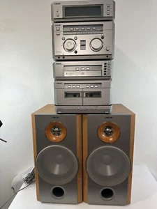 Vintage Sony Bookshelf Hi-Fi Stereo System MHC-NX3AV For Repair READ DESCRIPTION - Picture 1 of 24