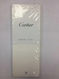 Genuine Cartier Note Pages / Feuilles notes - Picture 1 of 7