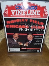 Vine Line Chicago Cubs Magazine January 1995 Billy Williams Ron Santo Auto JSA