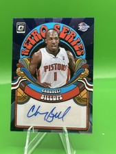 2020 Donruss Optic Retro Series Signatures Chauncey Billups 8/29 Detroit Pistons