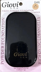 Giovi Finish Powder Foundation 046 Beige-Brand New-SHIPS N 24 HOURS - Picture 1 of 4