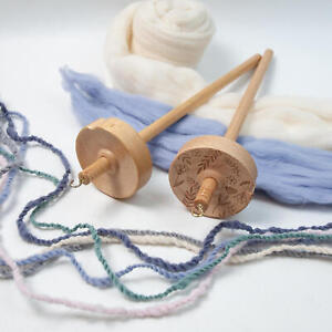 HeidifeathersÂ® Drop Spindle - Fsc Wooden Spindles, Top Whorl Hand Spinning Wool
