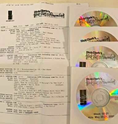 RADIO SHOW 5/20/00 DICK CLARK RR&R PHIL SPECTOR FEATURE; CRYSTALS, RONETTES - Image 1 of 4