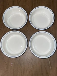 Lenox Chinastone Blue Pinstripes Soup/Cereal Bowl Set of 4 For The Blue Patterns - Picture 1 of 4