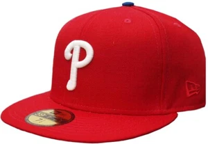 New Era Philadelphia Phillies Sidepatch Rojo Cap 59Fifty Fitted Edición Limitada - Imagen 1 de 1