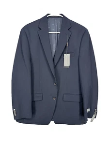 MICHAEL KORS Blazer Mens Size 40R Navy Solid Classic Fit Stretch Jacket NWT - Picture 1 of 8