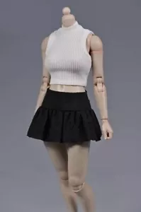 1/6 Black Pleated Short Skirt Dress For 12" PHICEN TBL Female Action Figure Doll - Picture 1 of 1