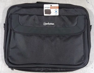 Manhattan Laptop Shoulder Bag Carrying Case – Black - Zdjęcie 1 z 2