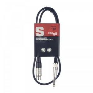 Cable de micrófono STAGG SMC1XP 1x hembra XLR - 1 clavo grande ❘� 1 m - Imagen 1 de 1