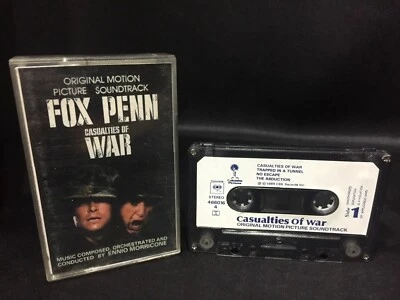 Casualties Of War Original Motion Picture Soundtrack Cassette Tape Columbia 1989 - Image 1 of 4