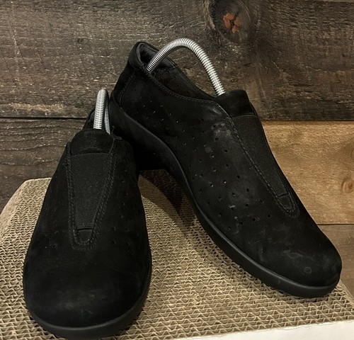 Mocassini Clarks Soft Cushion neri slip on Medora Gemma scarpe donna taglia 9 5