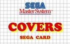 Sega Card Master System Remplacement Box Art Case Insert Cover - High Quality