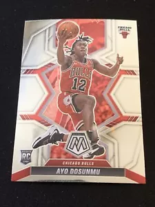 2021-22 Panini Mosaic Basketball Rookie Base #233 Ayo Dosunmu - Chicago Bulls - Picture 1 of 2