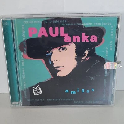 PAUL ANKA - Amigos  1996 Jazz Pop Rock Blues CD Music Compact Disc CBS/Sony Foto 1 de 4