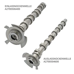 Nockenwelle Einlass + Auslass für Mercedes 1.6 2.0 A2700506400 A2700504600 Origi - Bild 1 von 4
