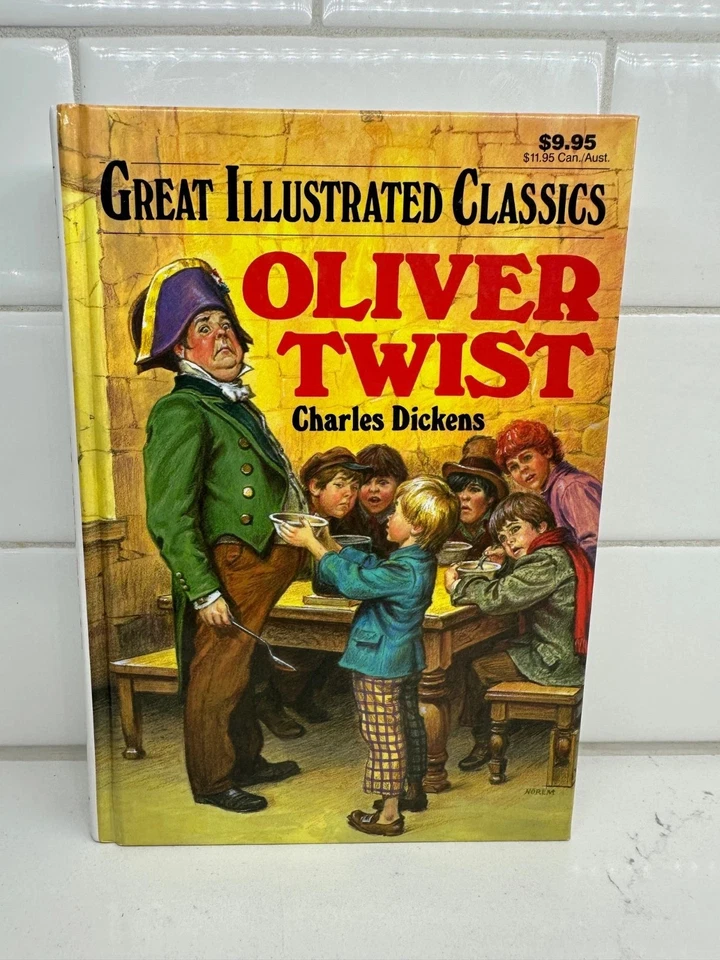 Oliver Twist Charles Dickens Great Illustrated Classics Hardcover Very Good Cond Foto 1 de 1