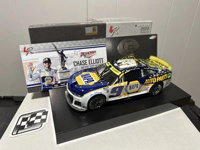 Chase Elliott #9 2022 NAPA Talladega Raced Win ELITE Color Chrome 1:24 Diecast - Image 1 of 4