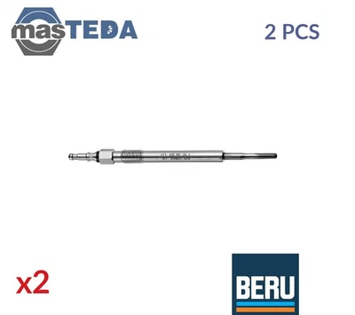 GE101 ENGINE GLOW PLUGS BERU 2PCS FOR MITSUBISHI GRANDIS,OUTLANDER II 2L - Image 1 of 4