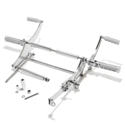 Estriberas de control delantero pulidas de 6" para Yamaha Virago 535 400 XV535 XV400 Foto 1 de 4