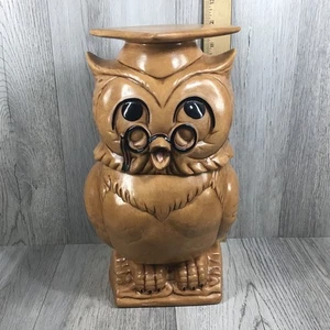 Vintage 60er Jahre Twin Winton 12 Zoll weise alte Eule Keksdose - Bild 1 von 12