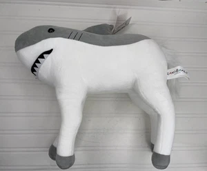 Hork Randimals Plush Horse Shark Gray White Black 15" Long Stuffie Plushie - Picture 1 of 8