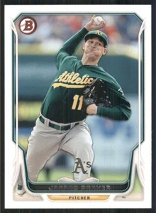 2014 Bowman #68 Jarrod Parker Oakland Athletics 36258 - Picture 1 of 2