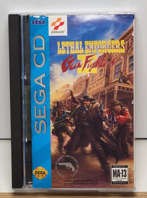 1994 Lethal Enforcers II: Gun Fighters Sega CD ( Box & Manual Only )