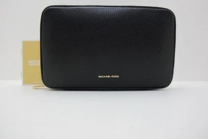 NEU MICHAEL KORS REISEZUBEHÖR MultiUses Organizer Tasche Etui Leder Schwarz - Bild 1 von 3