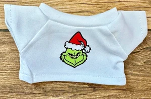 Se adapta a ropa de muñeca pequeña camiseta 15-17 cm vestir Grinch vacaciones de Navidad - Imagen 1 de 1