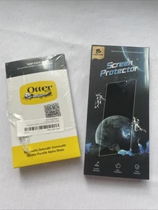 OtterBox Samsung Galaxy S23 Ultra Symmetry Series Case Black Screen Protector - Zdjęcie 1 z 7