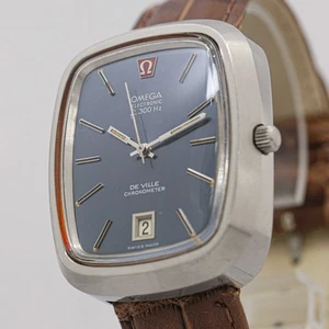 *NEAR MINT* Vintage OMEGA De Ville f300Hz Chronometer Cal.1250 Quartz Men's 36mm - Picture 1 of 15