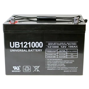 12V 100Ah SOLAR WIND AGM SLA DEEP CYCLE VRLA BATTERY 12V 24V 48V - Picture 1 of 1