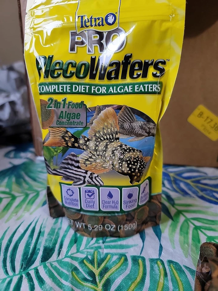 Tetra Pro Pleco Wafers 5.29 oz – Premium Fish Food for Algae Eaters - Image 1 of 1