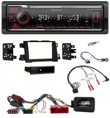 Kenwood Lenkrad Bluetooth USB DAB Autoradio für Mazda 6 2013-2015 aktiv schwarz - Bild 1 von 4