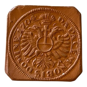 ULM, 1/2 Taler Klippe (1922), MONEDA DE PORCELANA DE EMERGENCIA - Imagen 1 de 2