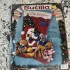 Bucilla Jumbo Felt Stocking Kit Santa Stuffed Animals Christmas sealed 