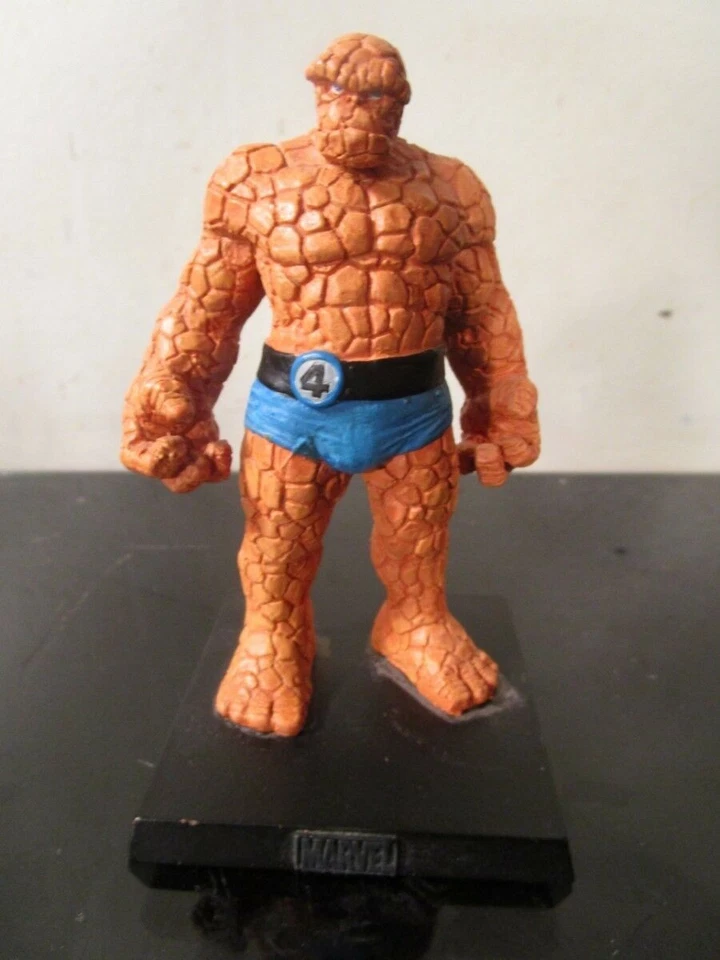 THE THING ACTION FIGURE MARVEL - EAGLEMOSS QUADRINHOS COLEÇÃO HERÓIS CHUMBO - Imagem 1 de 4