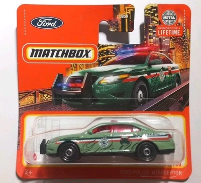 Matchbox - Ford Police Interceptor - OVP - 2024 - #064/100 - Forest Ranger - Bild 1 von 2