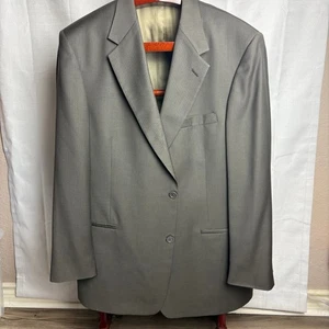 PIERRE CARDIN 2 PIECE SUIT GREY PINSTRIPE Blazer 44R and Pants WAIST 38 - Picture 1 of 16