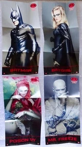 bATMAN BATGIRL MR FREEZE POISON IVY MINI POSTER DC COMICS SKYBOX 1997 neocurio - Picture 1 of 8