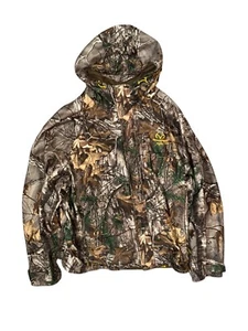 Realtree Hooded Fleece Lined Scent Control Camo Jacket. Men's XXL Can Fit Large - Picture 1 of 4