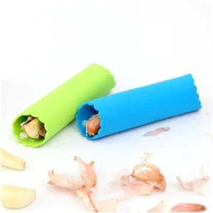 Silicone Garlic Cloves Peeler Skin Remover Food Grade Press Roller Kitchen Tool - Picture 1 of 5