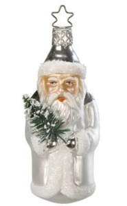 Inge Glas Santa Noble Nikolaus 1-063-14 decorazione natalizia tedesca NUOVO con confezione regalo GRATIS - Foto 1 di 2