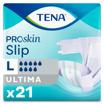 Tena Slip Active Fit Ultima- 4400ml - Large - Pack of 21 Incontinence Slips