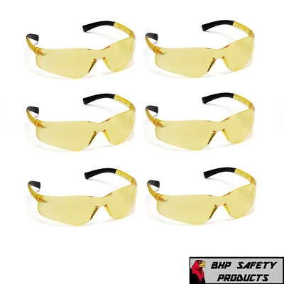 ÓCULOS DE SEGURANÇA PYRAMEX MINI ZTEK ÂMBAR FEMININO/INFANTIL S2530SN Z87+ (6 PARES) - Imagem 1 de 4