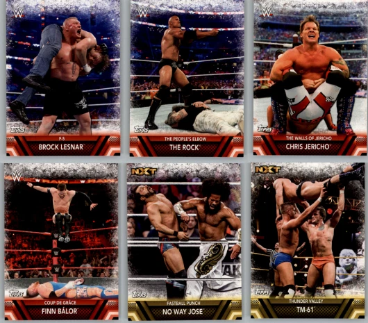 2017 Topps WWE Then Now Forever - Finishers & Signature Moves - Choose #'s 1-50 - Image 1 of 1